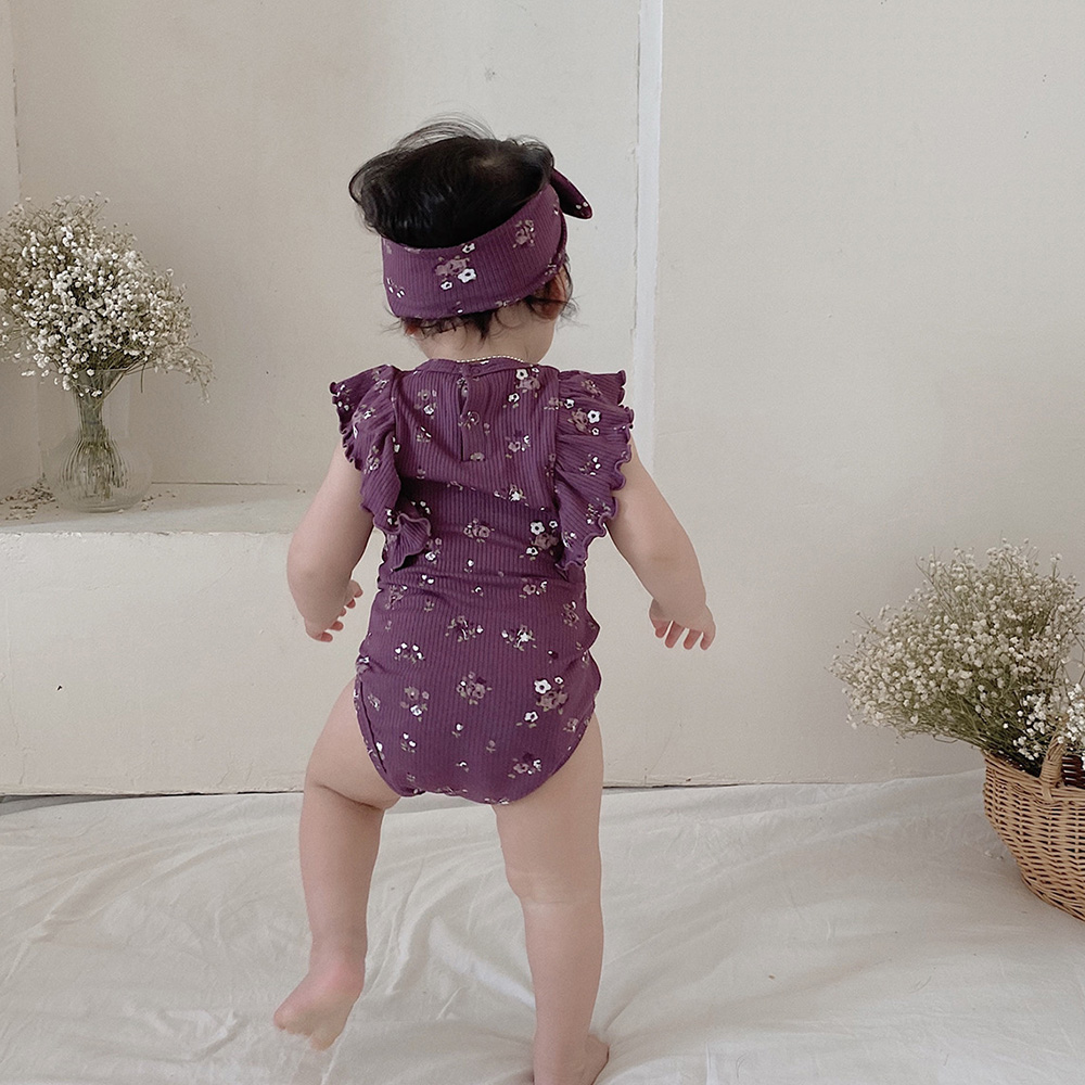 0-24M Newborn Baby Girl Clothe - Newborn Baby Girl Romper Floral 评论和价格