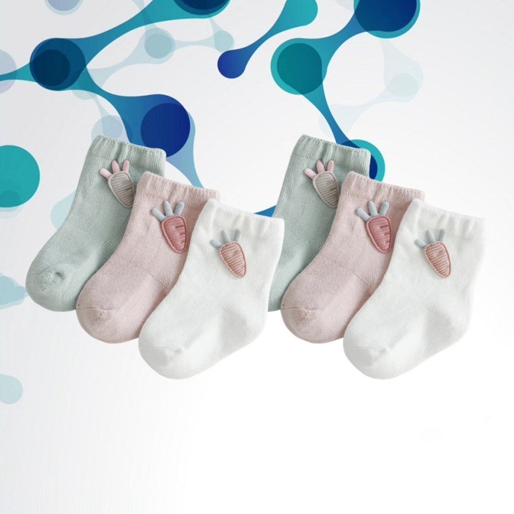 3Pair Baby Socks Cotton Cartoo - Unisex Baby Socks Non Slip 评论和价格